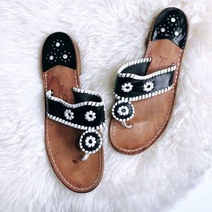 JACK ROGERS Heritage Jacks Flat Sandal Size 10